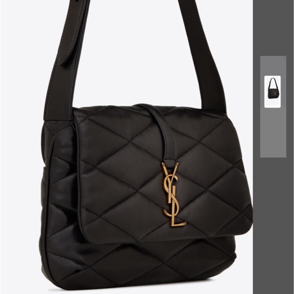 Bag with Flap featuring over stitching LE 57 HOBO BAG quilted Lambskin.